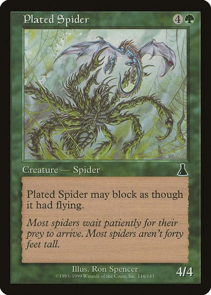 Plated Spider, Urza's Destiny 116