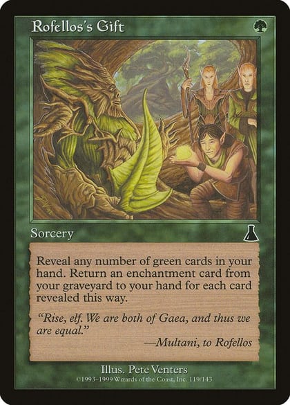 Rofellos's Gift, Urza's Destiny 119