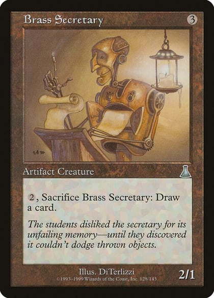 Brass Secretary, Urza's Destiny 128