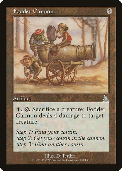Fodder Cannon, Urza's Destiny 131
