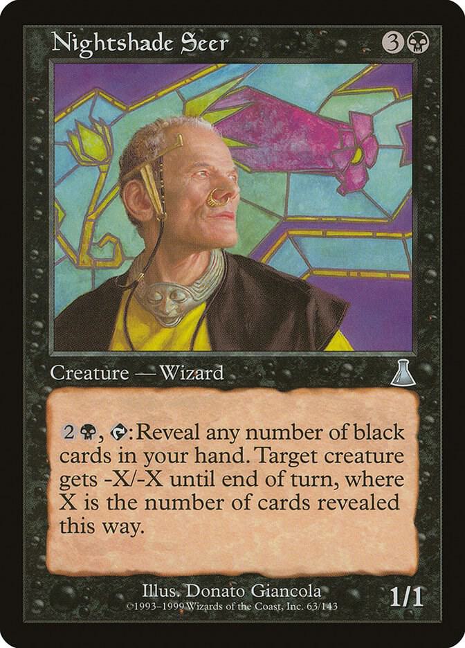 Nightshade Seer, Urza's Destiny 63