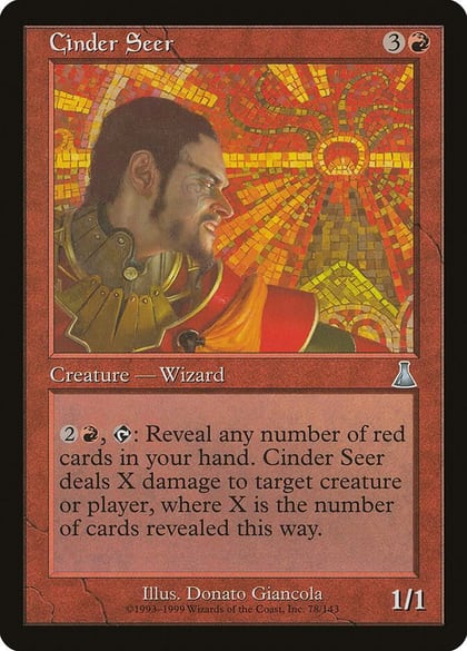 Cinder Seer, Urza's Destiny 78