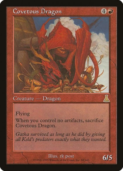 Covetous Dragon, Urza's Destiny 80