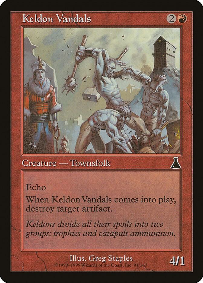 Keldon Vandals, Urza's Destiny 91