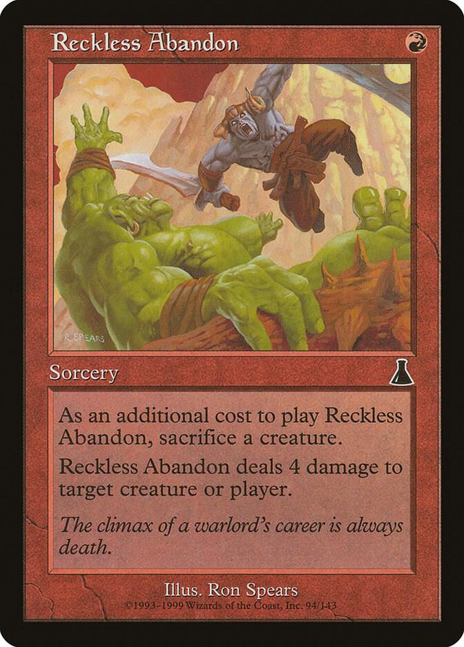Reckless Abandon, Urza's Destiny 94