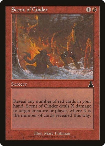 Scent of Cinder, Urza's Destiny 96