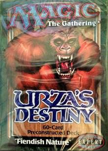Urza's Destiny Theme Deck - Fiendish Nature, Urza's Destiny P116060