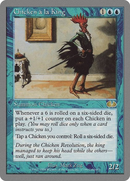 Chicken a la King, Unglued 17