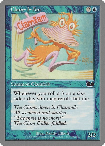 Clam-I-Am, Unglued 19
