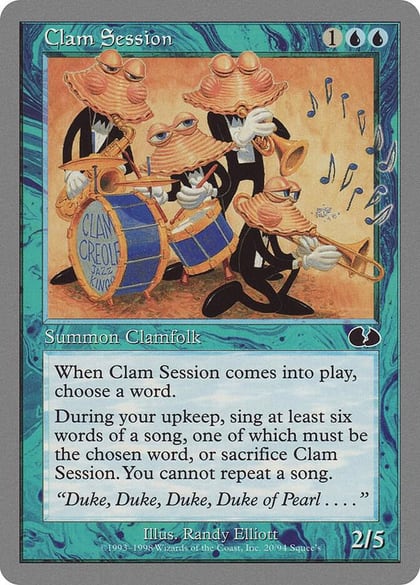 Clam Session, Unglued 20