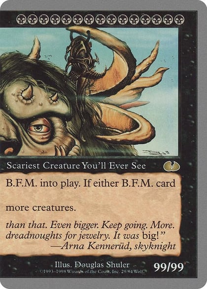 B.F.M. (Big Furry Monster) (29), Unglued 29