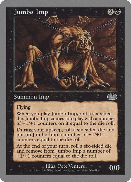 Jumbo Imp, Unglued 34