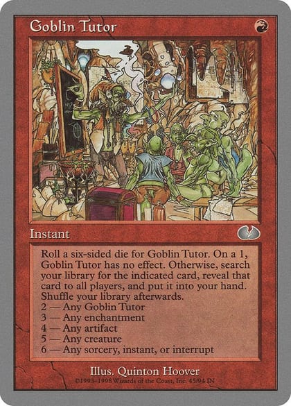 Goblin Tutor, Unglued 45