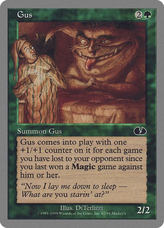 Gus, Unglued 62