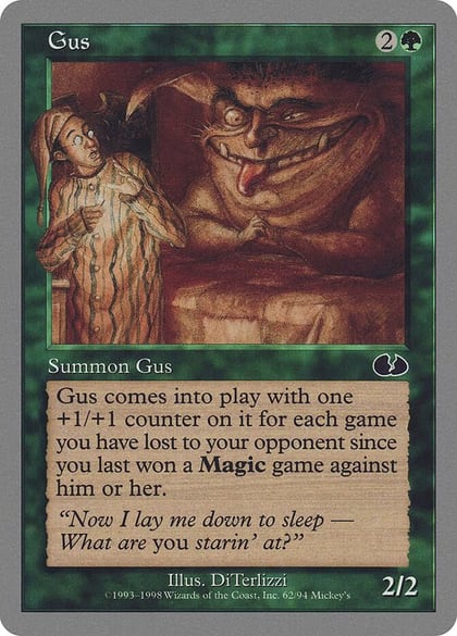 Gus, Unglued 62