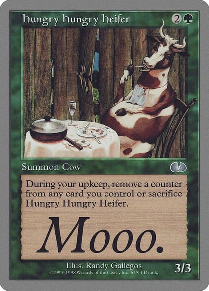Hungry Hungry Heifer, Unglued 63