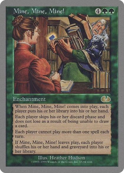 Mine, Mine, Mine!, Unglued 65