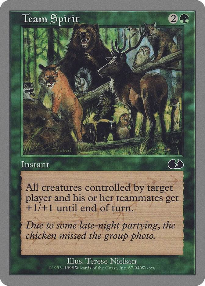 Team Spirit, Unglued 67