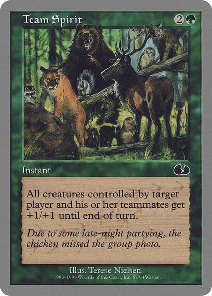 Team Spirit, Unglued 67