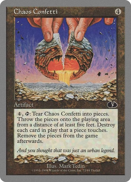 Chaos Confetti, Unglued 72