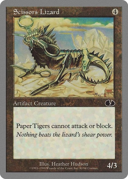 Scissors Lizard, Unglued 80