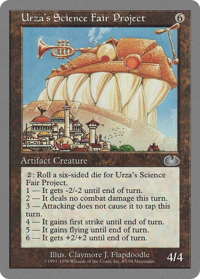 Urza's Science Fair Project, Unglued 83