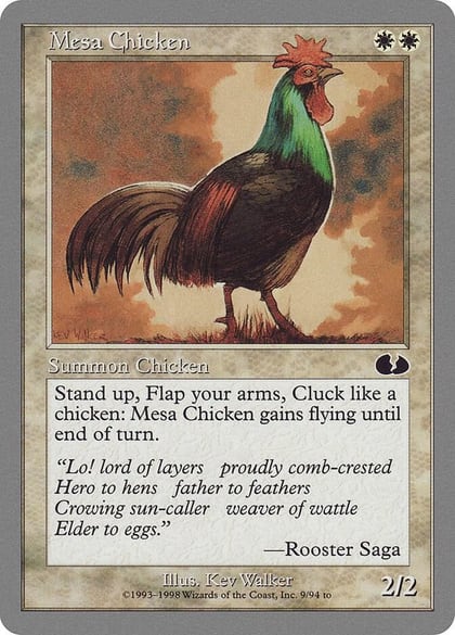 Mesa Chicken, Unglued 9
