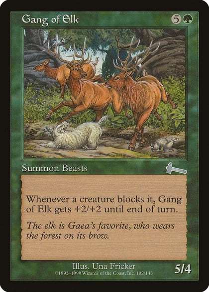 Gang of Elk, Urza's Legacy 102