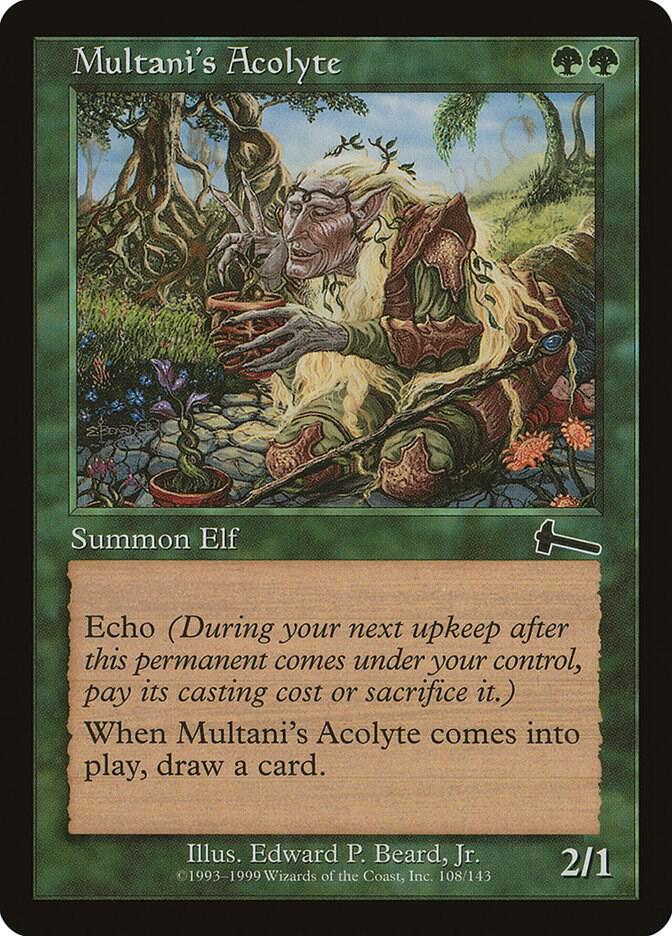 Multani's Acolyte, Urza's Legacy 108