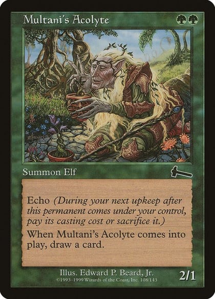 Multani's Acolyte, Urza's Legacy 108