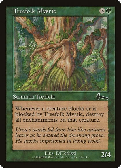 Treefolk Mystic, Urza's Legacy 114