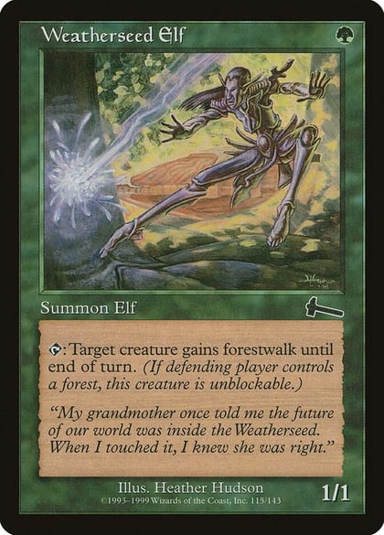 Weatherseed Elf, Urza's Legacy 115