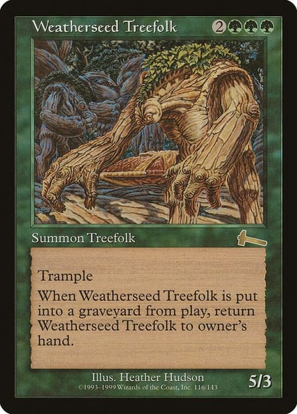 Weatherseed Treefolk, Urza's Legacy 116