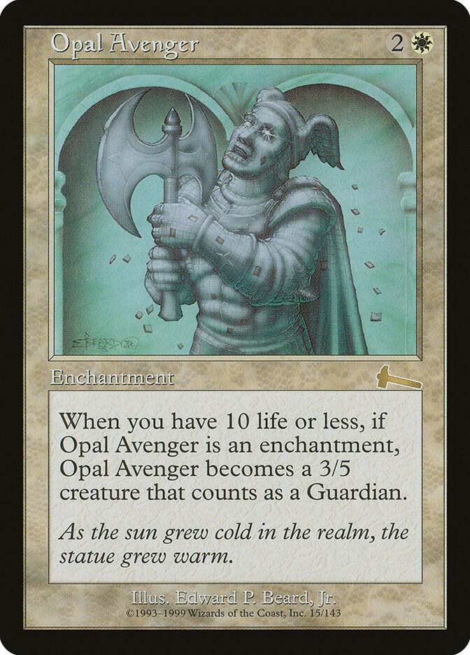 Opal Avenger, Urza's Legacy 15