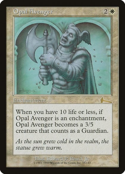 Opal Avenger, Urza's Legacy 15