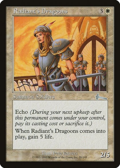 Radiant's Dragoons, Urza's Legacy 21