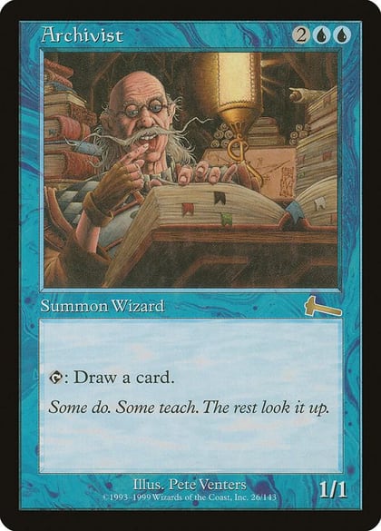 Archivist, Urza's Legacy 26