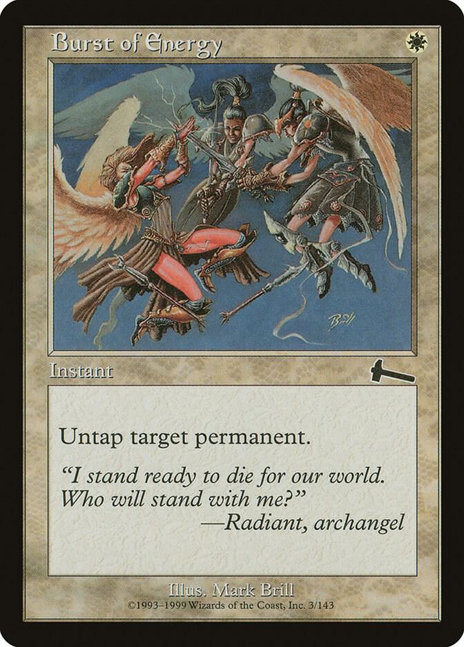 Burst of Energy, Urza's Legacy 3