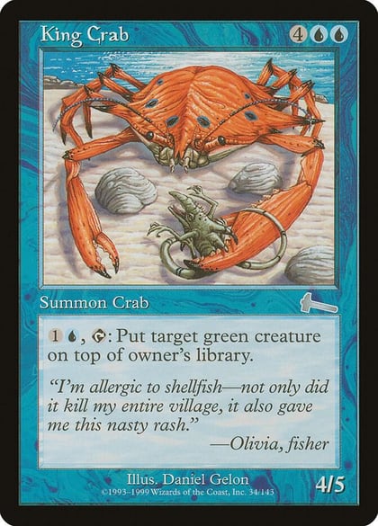 King Crab, Urza's Legacy 34