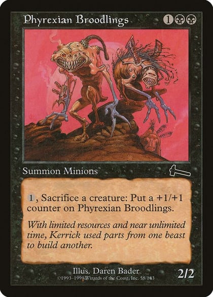 Phyrexian Broodlings, Urza's Legacy 58