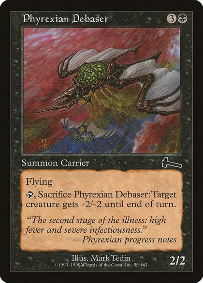 Phyrexian Debaser, Urza's Legacy 59