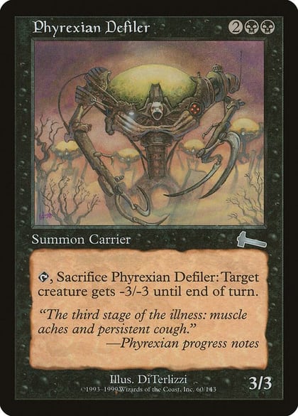 Phyrexian Defiler, Urza's Legacy 60