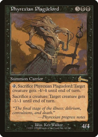 Phyrexian Plaguelord, Urza's Legacy 62