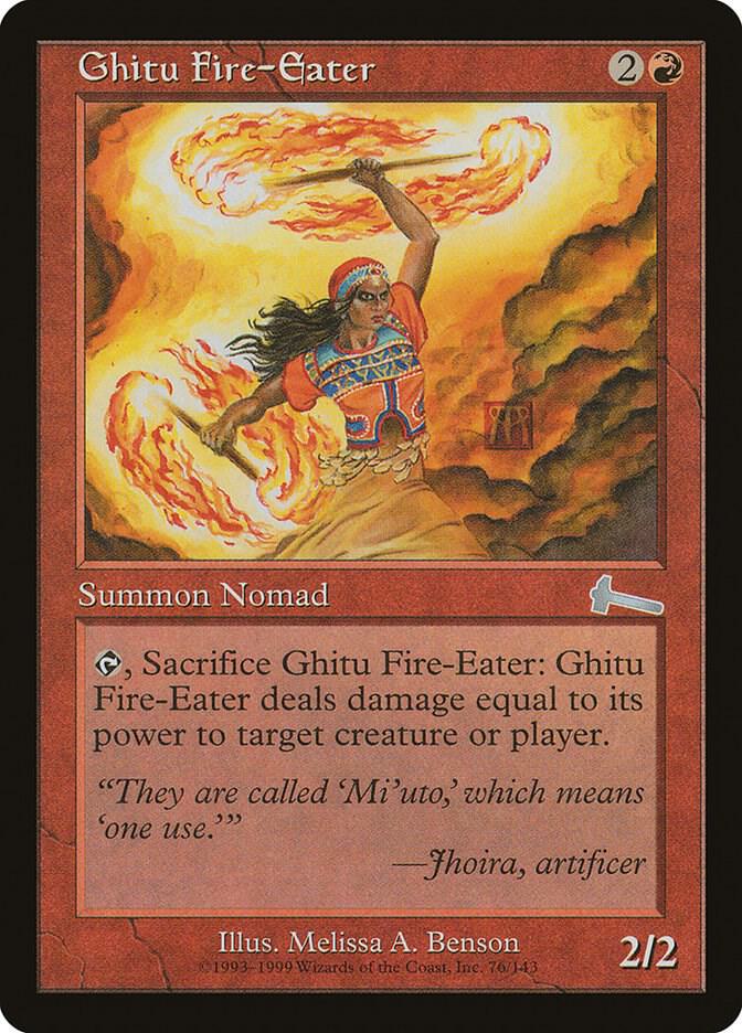 Ghitu Fire-Eater, Urza's Legacy 76
