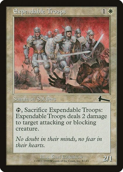 Expendable Troops, Urza's Legacy 8