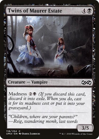 Twins of Maurer Estate, Ultimate Masters 118