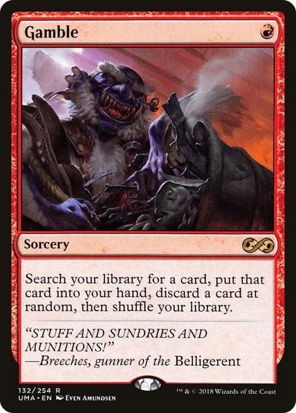 Gamble, Ultimate Masters 132
