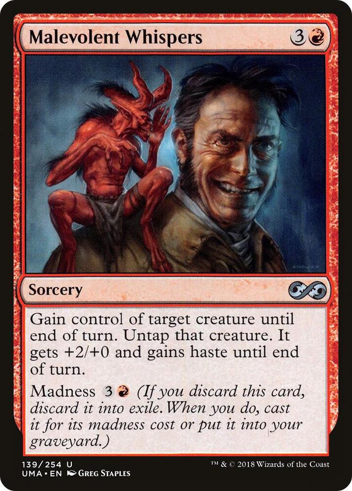 Malevolent Whispers, Ultimate Masters 139