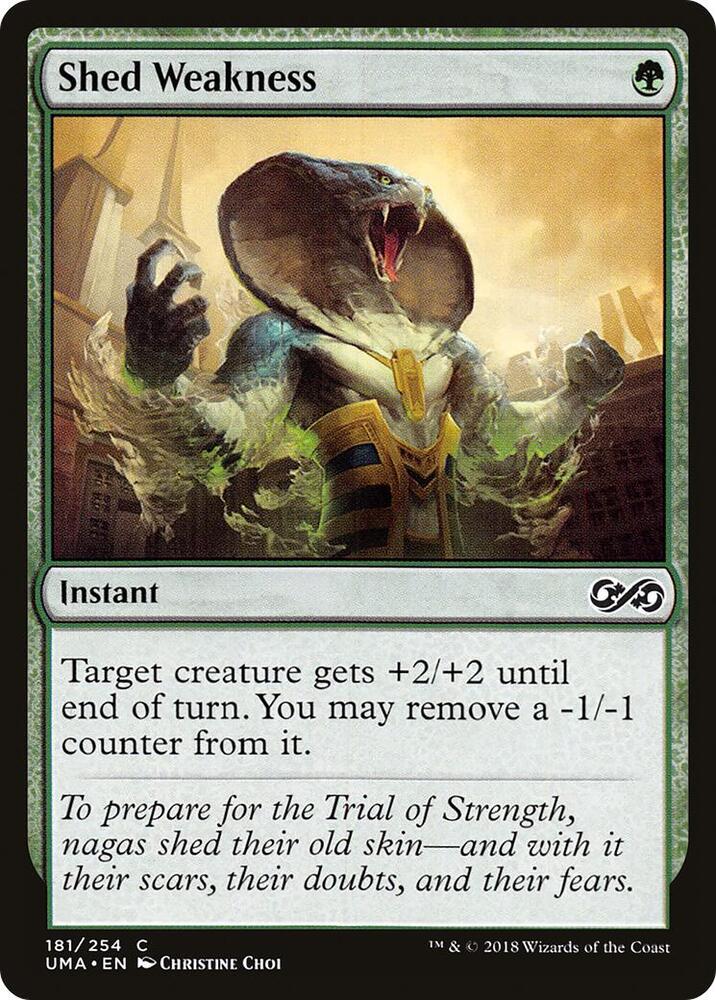 Shed Weakness, Ultimate Masters 181