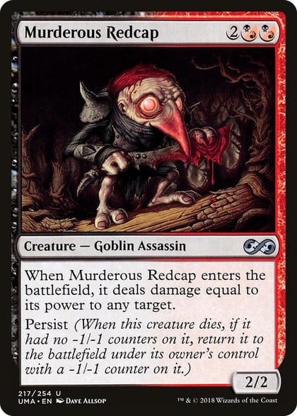 Murderous Redcap, Ultimate Masters 217